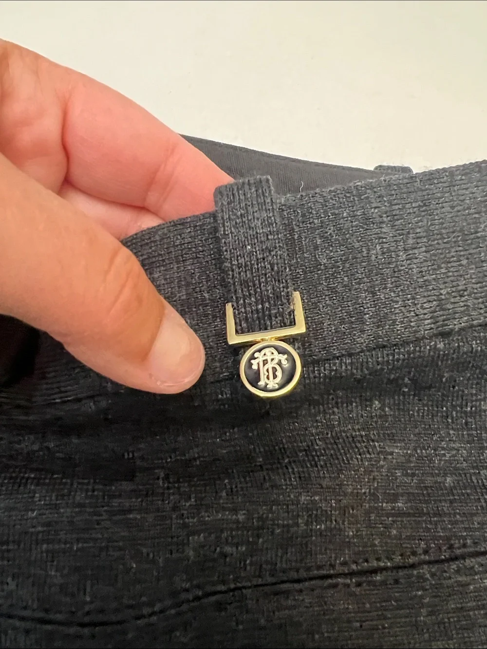 TORY BURCH SIMONA GRAY WOOL TAILORED TROUSER PANTS WOMEN’S SIZE 12